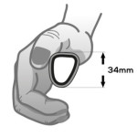 Main courante Adhérente CURVE L TETRA GRIP 530/512 pour fauteuil roulant