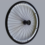 Roue Sport OMOBIC BLAZE noire 24" 540 mm pour fauteuil roulant sportif