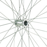 Roue Fauteuil Roulant Economy extra 24" Moyeu Aluminium Rayons Inox