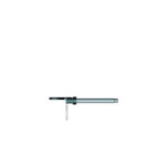 Axe pour roue arrière fauteuil roulant diamètre 12 mm avec anneau pour tétraplégique Longueur 104 mm