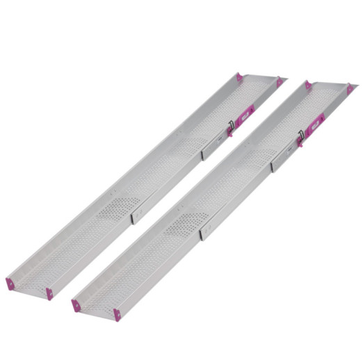 Rampe télescopique aluminium 3 parties  longueur 2900 mm