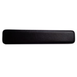 Manchette accoudoir PU/METAL 275x55x25 mm huit fixations M5 pour fauteuil roulant