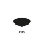 Roue Plastique 4"  100x35 PRIMO SOFT ROLL Bandage PU noir type P110
