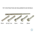 Kit d'extraction de roulements de moyeux de roue de fauteuil roulant