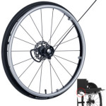 Roue complète OMOBIC frein à disque  24" 540mm Droite (frein utilisateur)