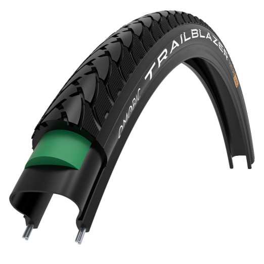 Pneu OMOBIC IA2255  22 x 1 (25-501)  TRAILBLAZER noir cranté