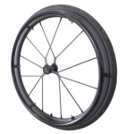 Roue complète GIGANTEX carbone 24" 540mm pour fauteuil roulant