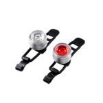 Kit éclairage LED 1 feu blanc et 1 feu rouge boitier aluminium pour fauteuil roulant