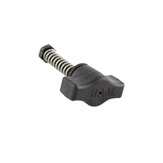 Molette de serrage Tige RAM® T-Knob avec boulon, rondelles et ressort pour bras