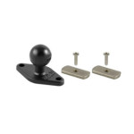 Base à rotule universelle pour rail de fauteuil roulant RAM® - Taille B