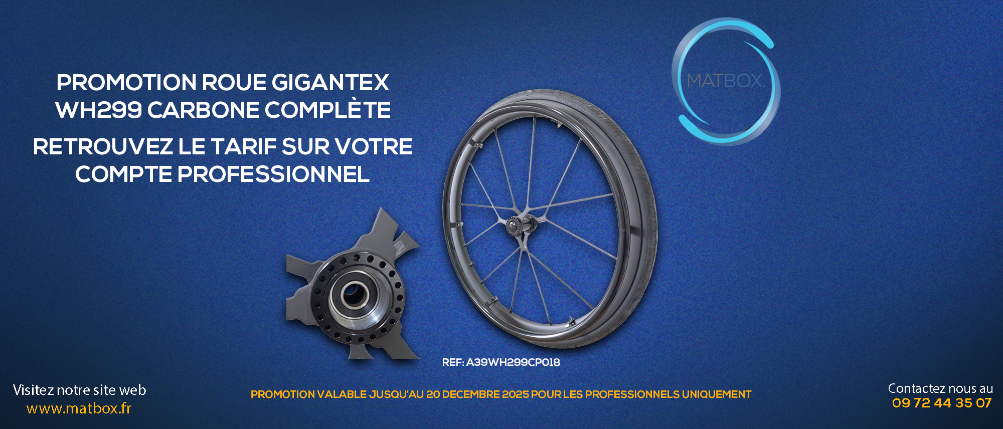 PROMOTION PROFESSIONNEL ROUE GIGANTEX