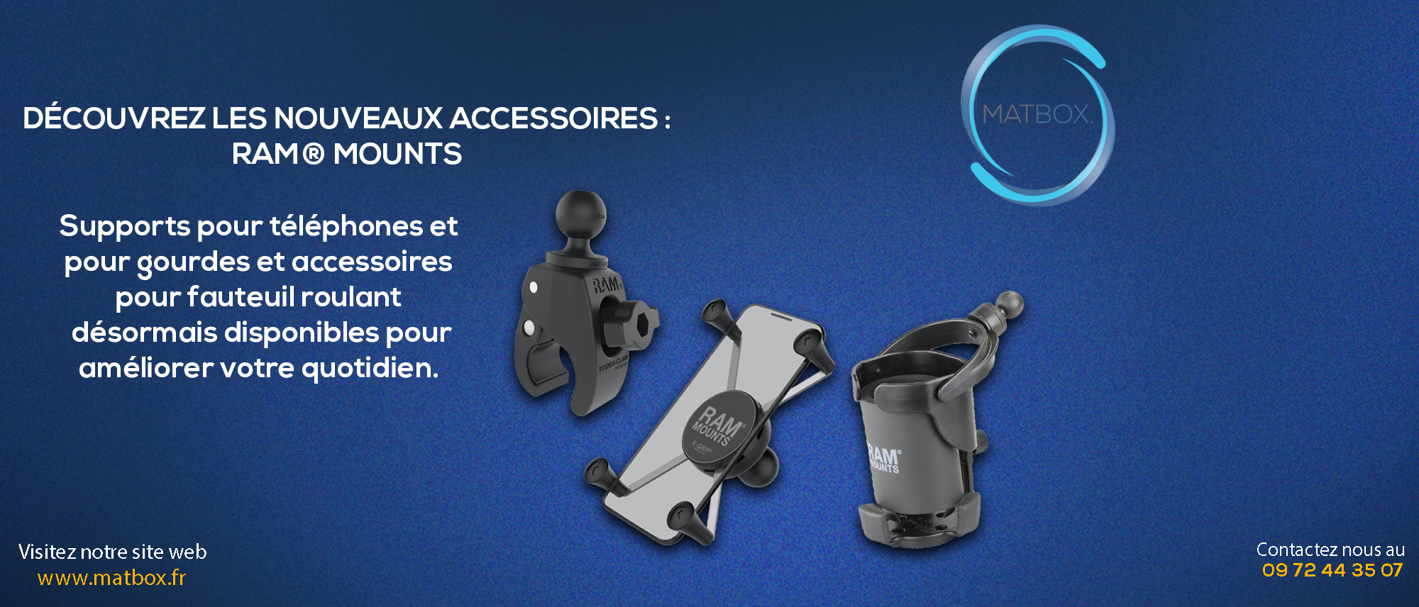 NOUVEAUX PRODUITS RAM MOUNT